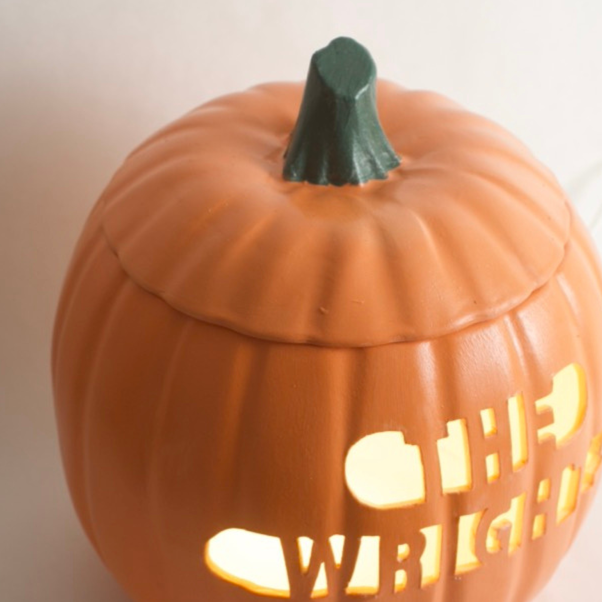 Personalized Jack-o-Lantern
